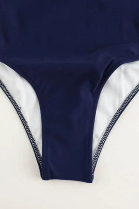 Maillot de bain Luz Lizzy bleu marine blanc bleu ciel Bleu en Polyamide