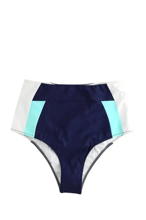 Maillot de bain Luz Lizzy bleu marine blanc bleu ciel Bleu en Polyamide, taille M - Seconde Main