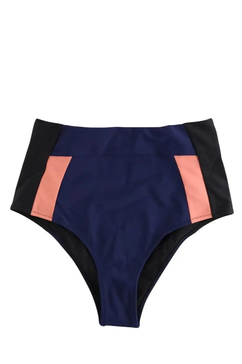 Maillot de bain Luz Lizzy bleu marine noir rose Bleu en Polyamide, taille XS - Seconde Main