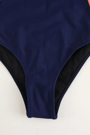 Maillot de bain Luz Lizzy bleu marine noir rose Bleu en Polyamide