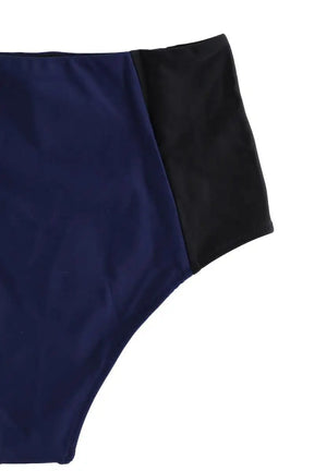 Maillot de bain Luz Lizzy bleu marine noir rose Bleu en Polyamide