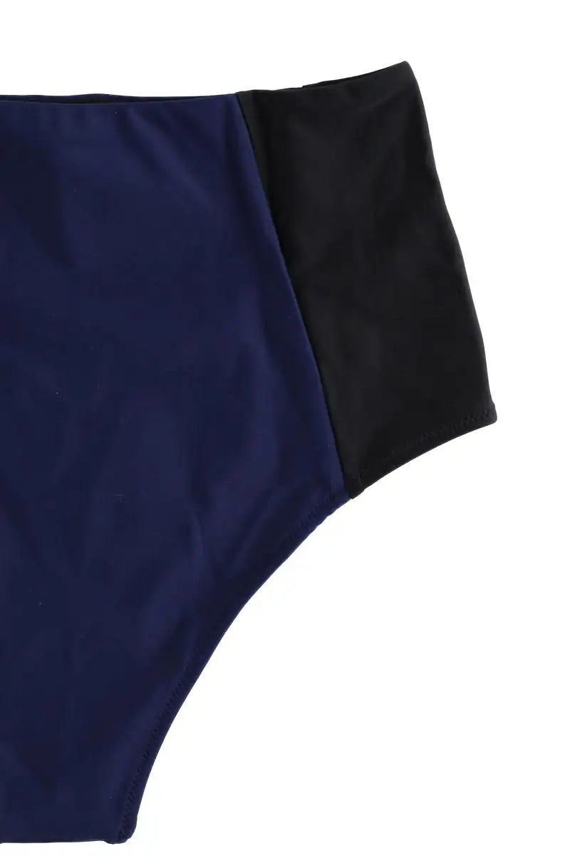 Maillot de bain Luz Lizzy bleu marine noir rose Bleu en Polyamide