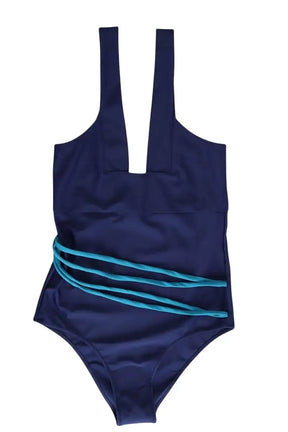Maillot de bain Luz Marguerite Bleu en Polyamide, taille M - Seconde Main