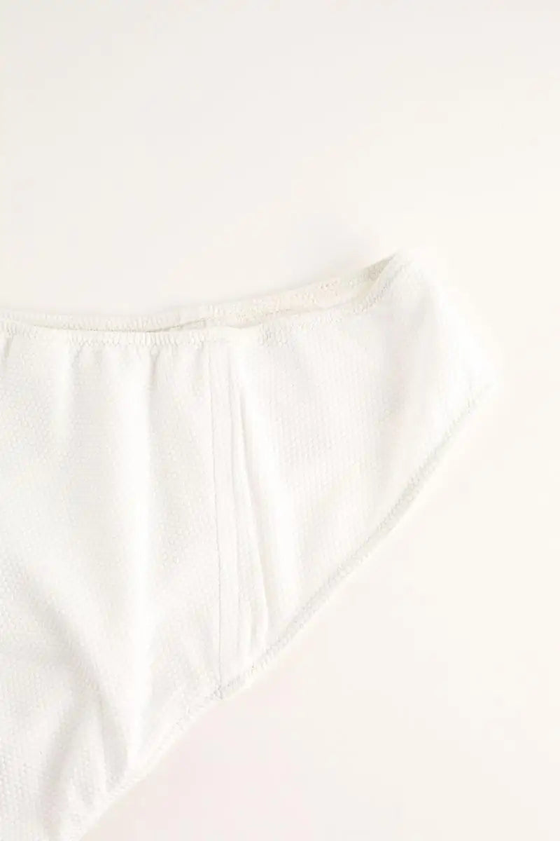 Maillot de bain Luz Serena Blanc en Polyamide