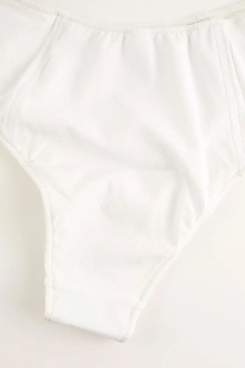 Maillot de bain Luz Serena Blanc en Polyamide