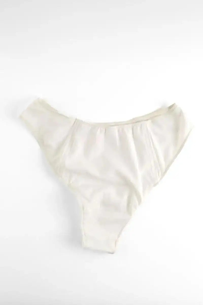 Maillot de bain Luz Serena Blanc en Polyamide