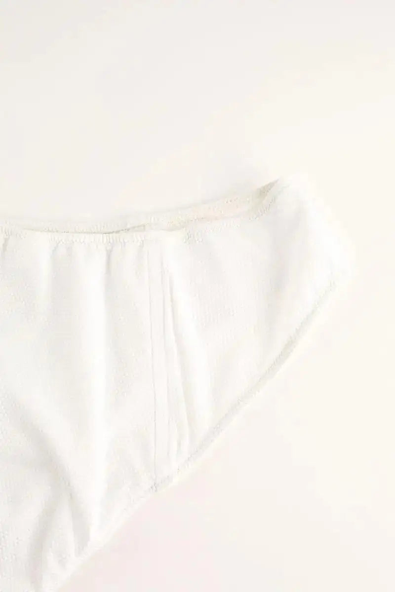Maillot de bain Luz Serena Blanc en Polyamide