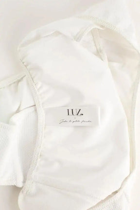 Maillot de bain Luz Serena Blanc en Polyamide