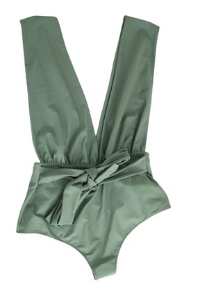 Maillot de bain Luz Sib Kaki en Polyamide, taille L - Seconde Main