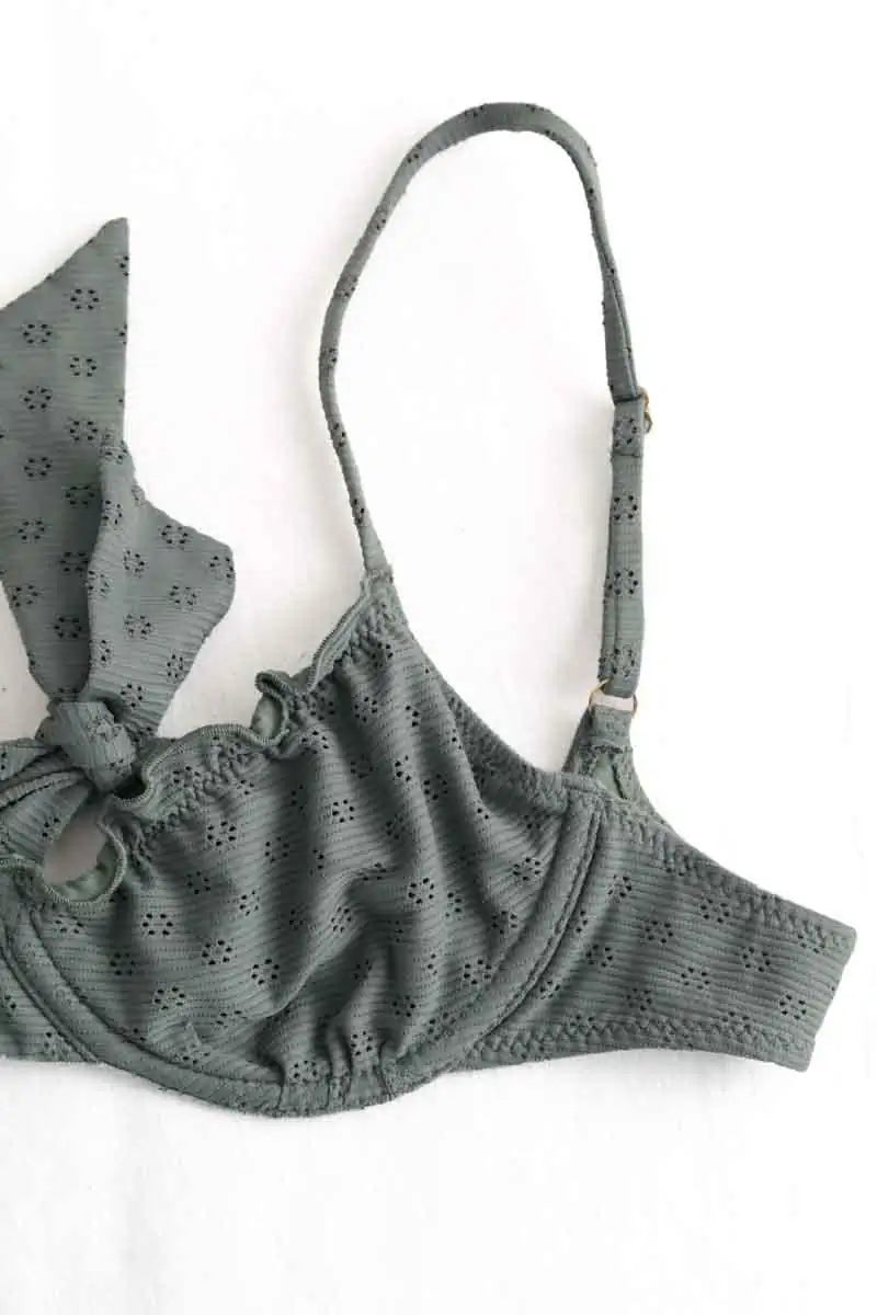 Maillot de bain Nénés Kaki en Synthétique