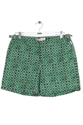 Maillot de bain Orlebar Brown bulldog geo tile cpastal garden Vert en Synthétique, taille M - Seconde Main