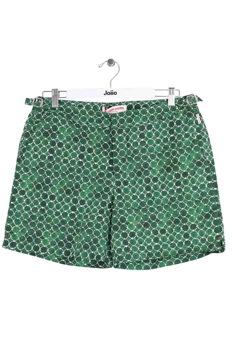 Maillot de bain Orlebar Brown bulldog geo tile cpastal garden Vert en Synthétique, taille M - Seconde Main