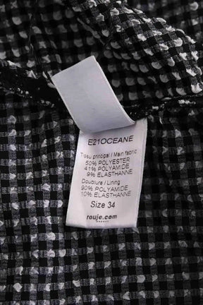 Maillot de bain Rouje Noir en Synthétique