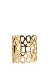 Manchette Tory Burch Doré en Métal - Seconde Main