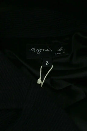 Manteau Agnès B. Noir en Coton