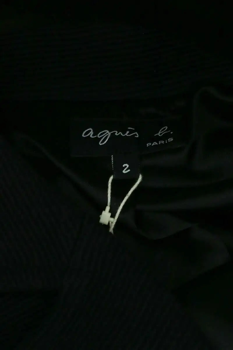 Manteau Agnès B. Noir en Coton