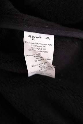 Manteau Agnès B. Noir en Synthétique