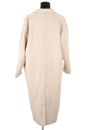 Manteau American Vintage Beige en Laine