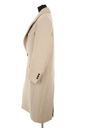 Manteau Ami Beige en Laine