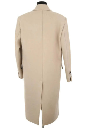 Manteau Ami Beige en Laine