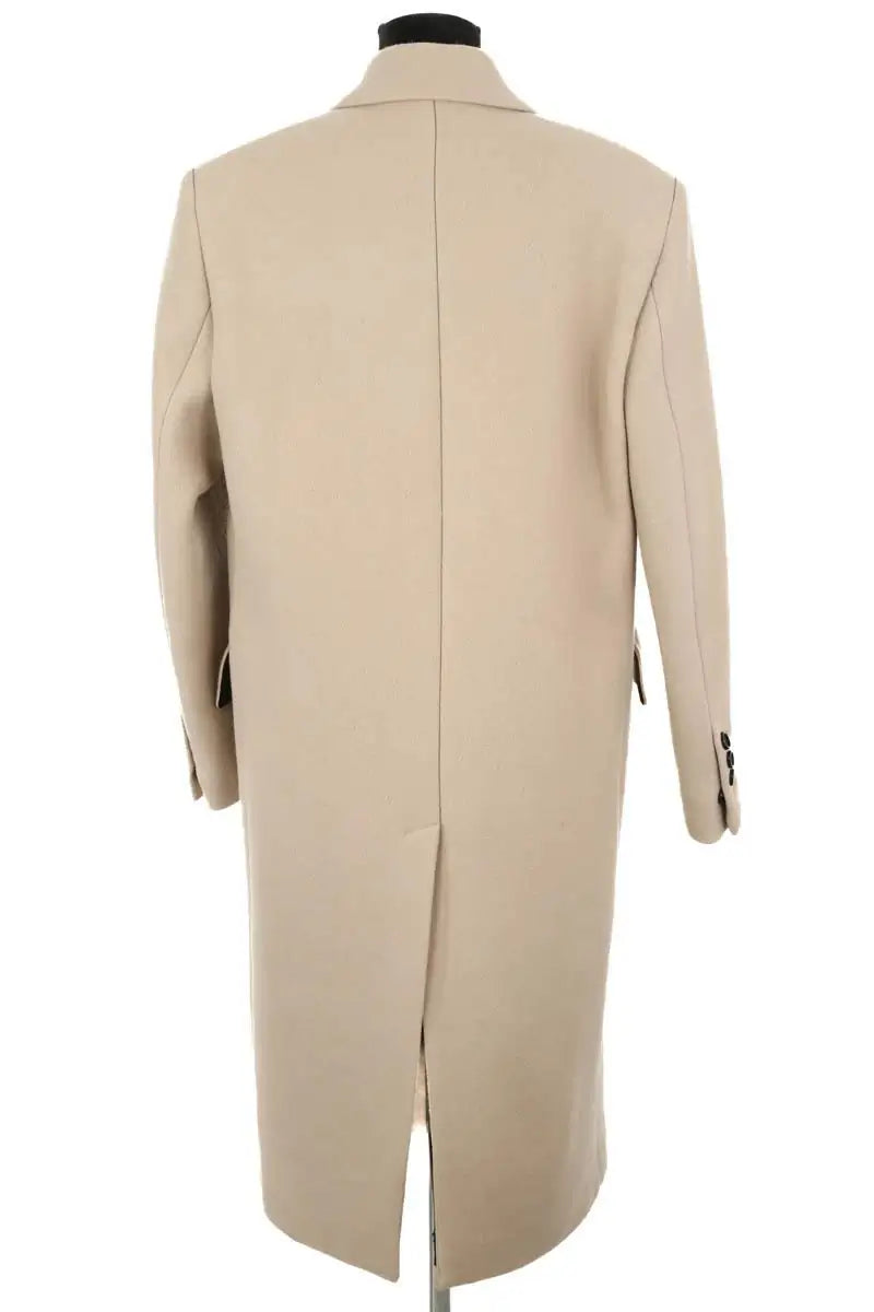 Manteau Ami Beige en Laine