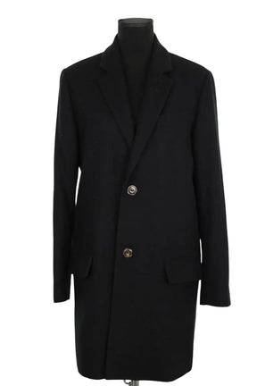 Manteau APC Noir en Laine, taille S - Seconde Main