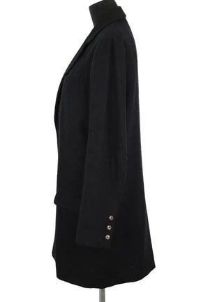 Manteau APC Noir en Laine