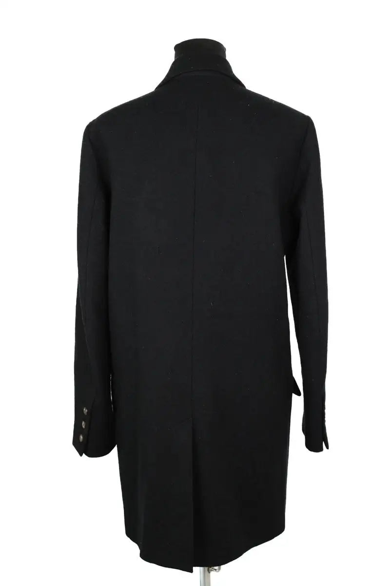 Manteau APC Noir en Laine