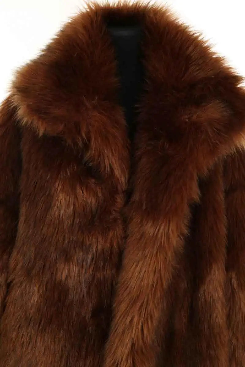 Manteau ARK/8 Marron en Synthétique