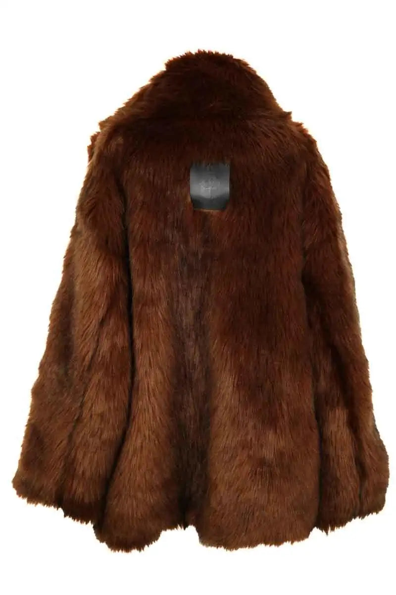 Manteau ARK/8 Marron en Synthétique