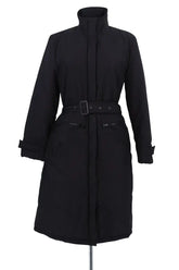 Manteau Armani Jeans Noir en Synthétique - Seconde Main