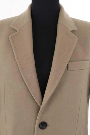 Manteau Balenciaga Kaki en Laine