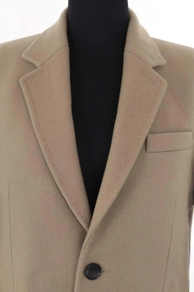 Manteau Balenciaga Kaki en Laine
