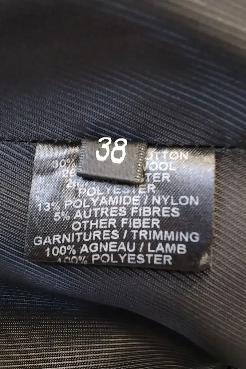 Manteau Barbara Bui Noir en Laine
