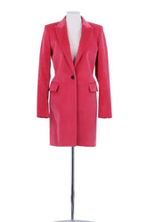 Manteau Barbara Bui Rose en Velours, taille M - Seconde Main
