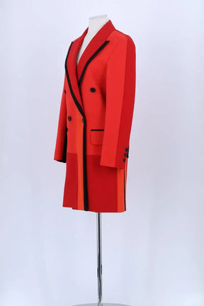 Manteau Barbara Bui Rouge en Synthétique