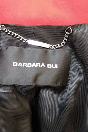 Manteau Barbara Bui Rouge en Synthétique