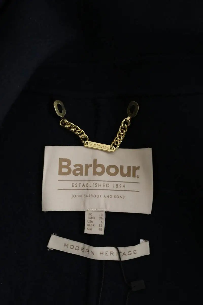 Manteau Barbour Bleu en Laine