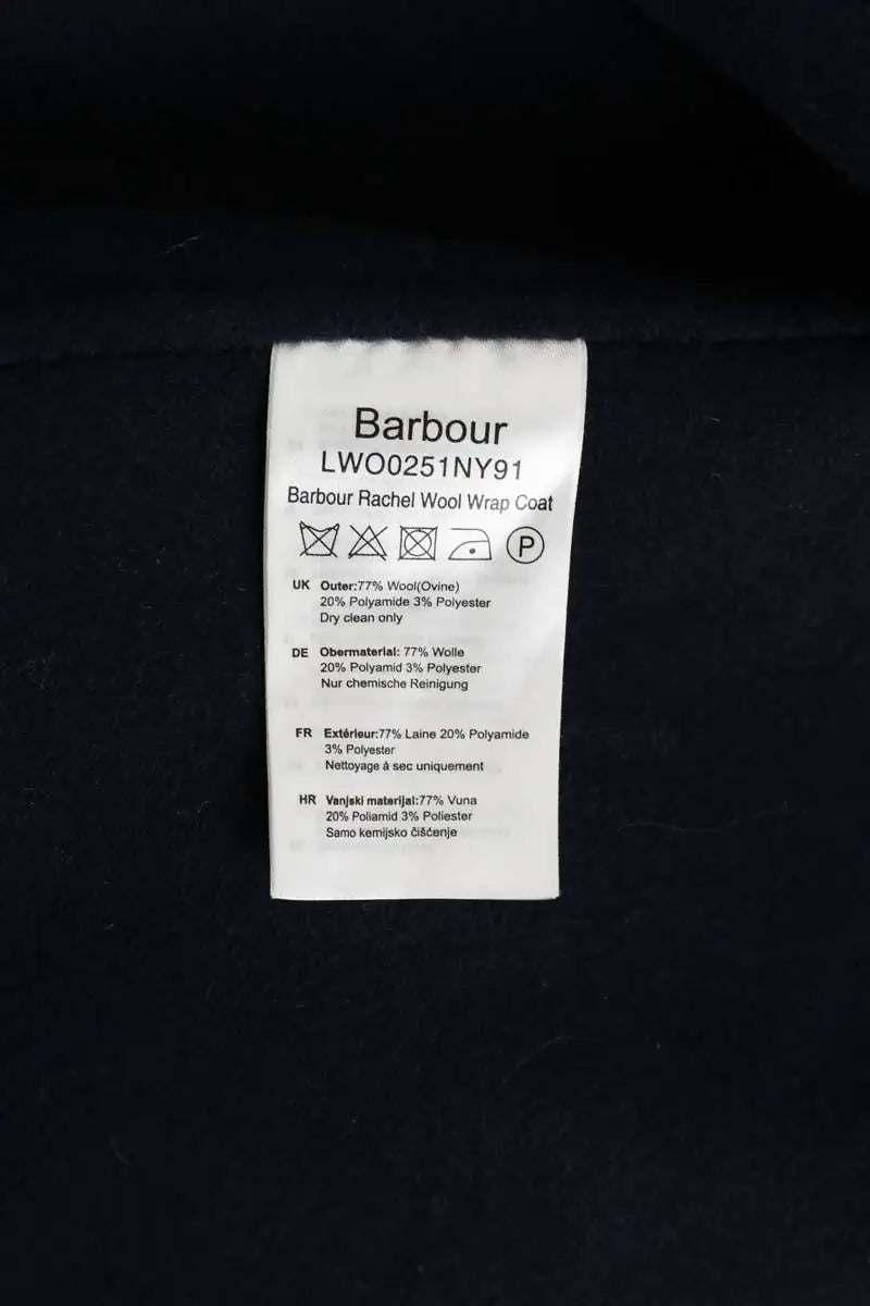 Manteau Barbour Bleu en Laine