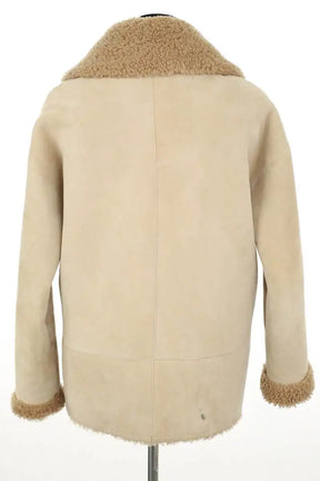 Manteau Ba&Sh Beige en Daim