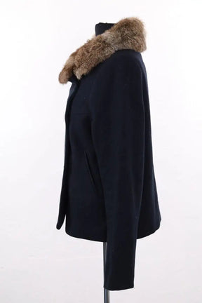 Manteau Ba&Sh Marine en Laine