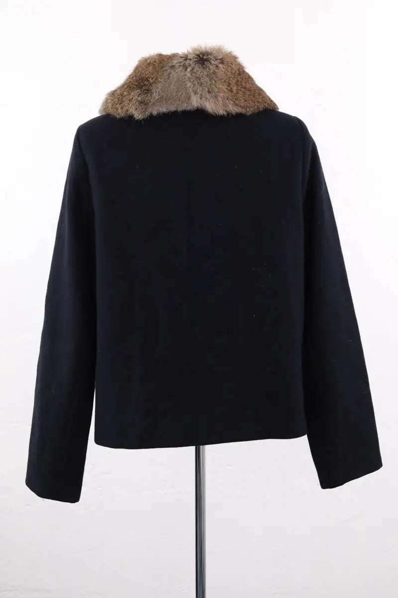 Manteau Ba&Sh Marine en Laine