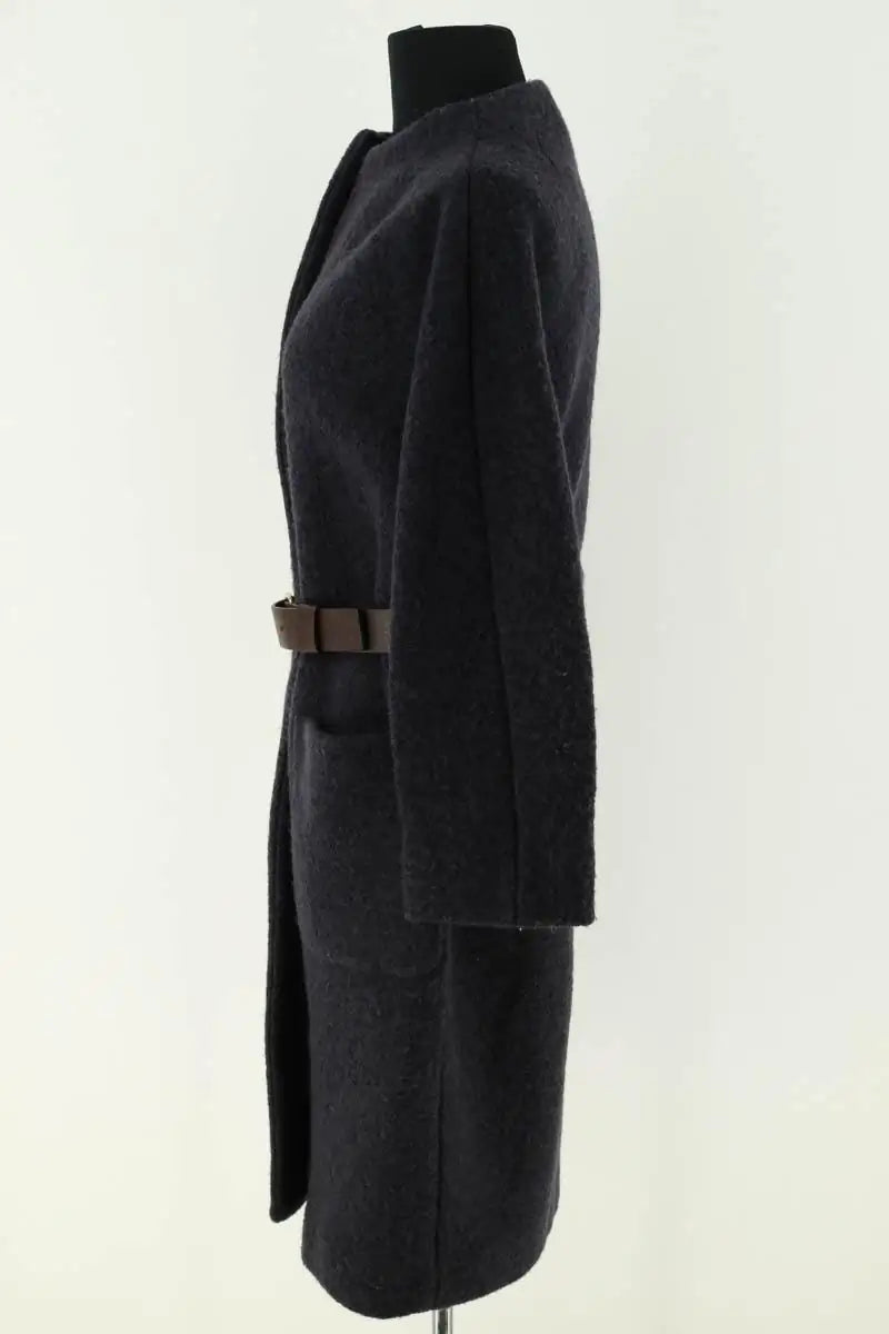 Manteau Ba&Sh Marine en Laine