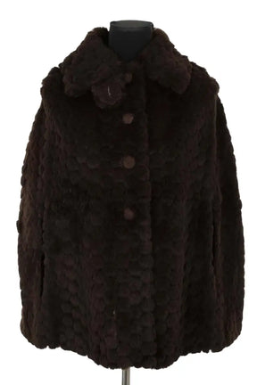Manteau Ba&Sh Marron en Fourrure, taille S - Seconde Main