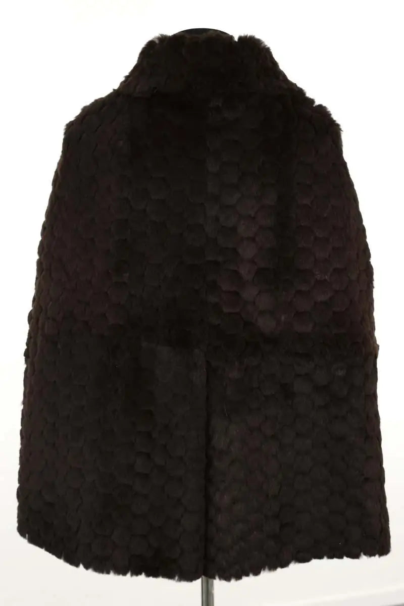 Manteau Ba&Sh Marron en Fourrure