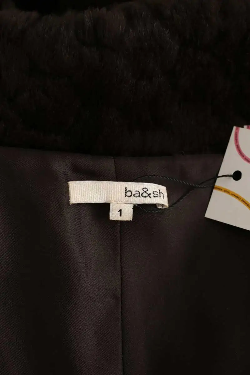 Manteau Ba&Sh Marron en Fourrure