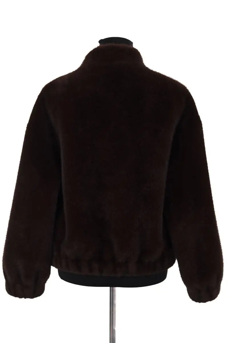 Manteau Ba&Sh Marron en Synthétique