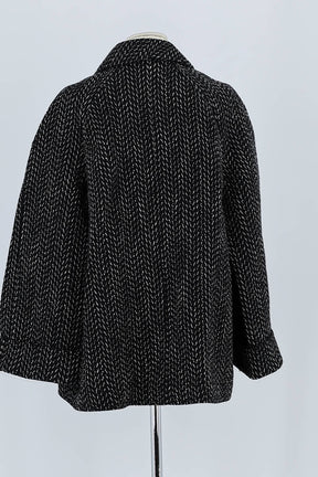 Manteau Bash Noir en Coton
