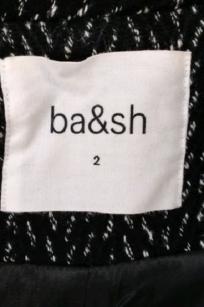 Manteau Bash Noir en Coton