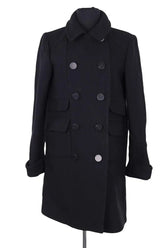 Manteau Ba&Sh Noir en Laine, taille S - Seconde Main